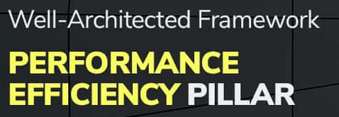Performance efficiency  pillar logo AWS